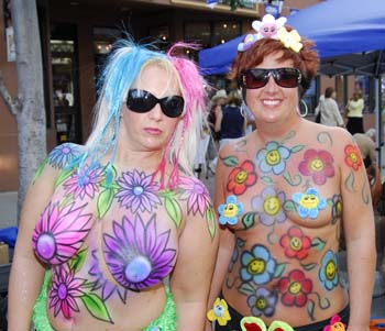 Body Painting 2007 photo - Duval Street, Key West